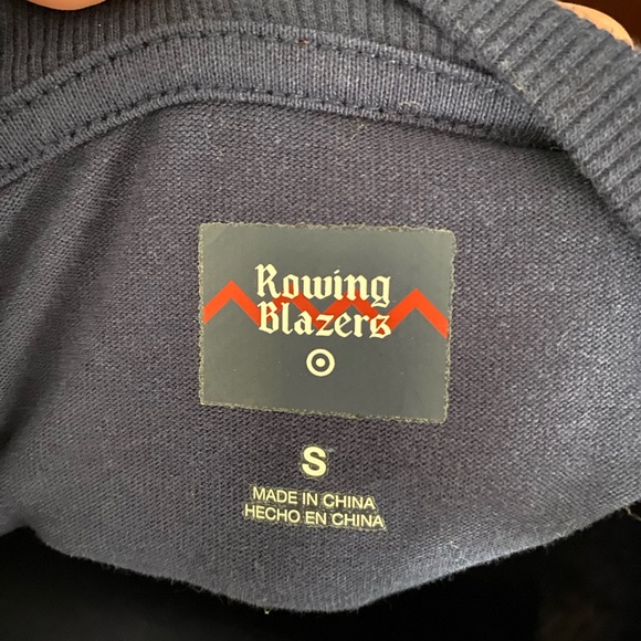 Rowing Blazers x Target Adult Small Dark Blue Slogan T-Shirt - NWOT - Picture 6 of 7